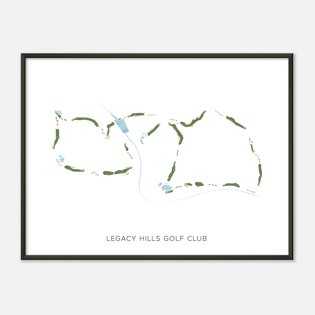Print of Legacy Hills Golf Club Modern Map