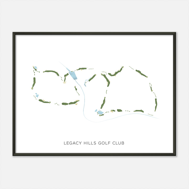 Print of Legacy Hills Golf Club Modern Map