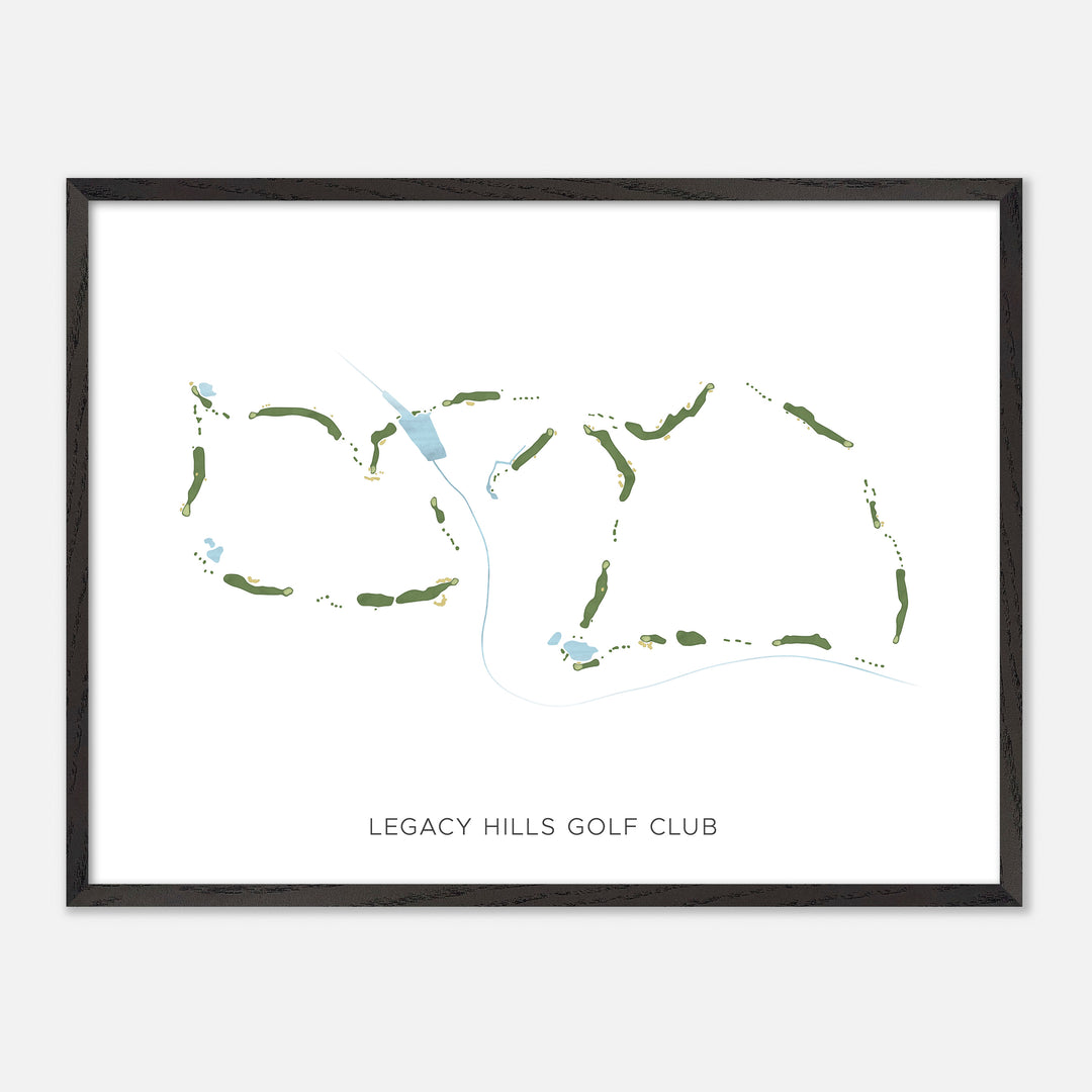 Print of Legacy Hills Golf Club Modern Map