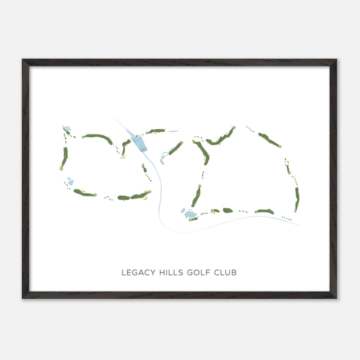 Print of Legacy Hills Golf Club Modern Map