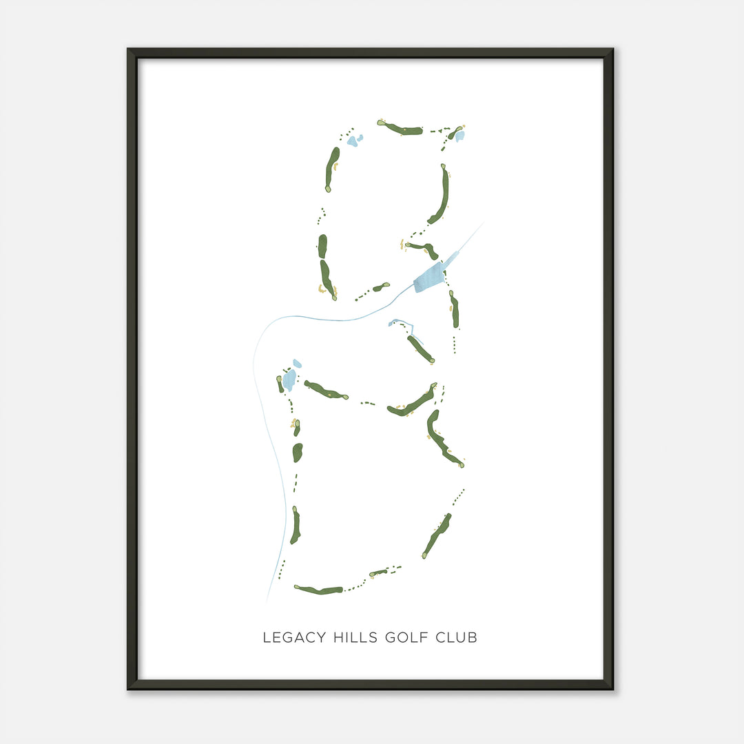 Print of Legacy Hills Golf Club Modern Map