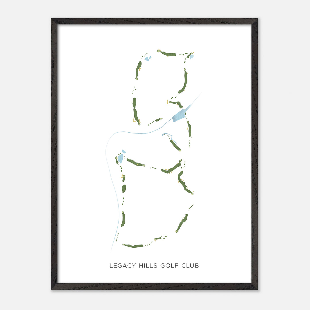 Print of Legacy Hills Golf Club Modern Map