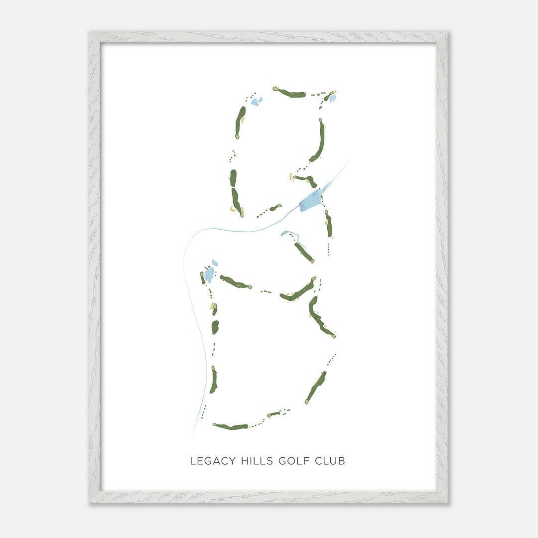 Print of Legacy Hills Golf Club Modern Map