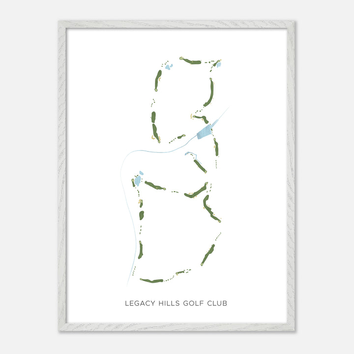 Print of Legacy Hills Golf Club Modern Map