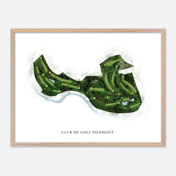 Print of Club de Golf Piedmont Classic Map
