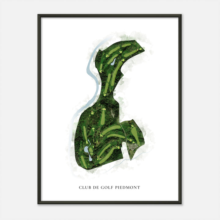 Print of Club de Golf Piedmont Classic Map