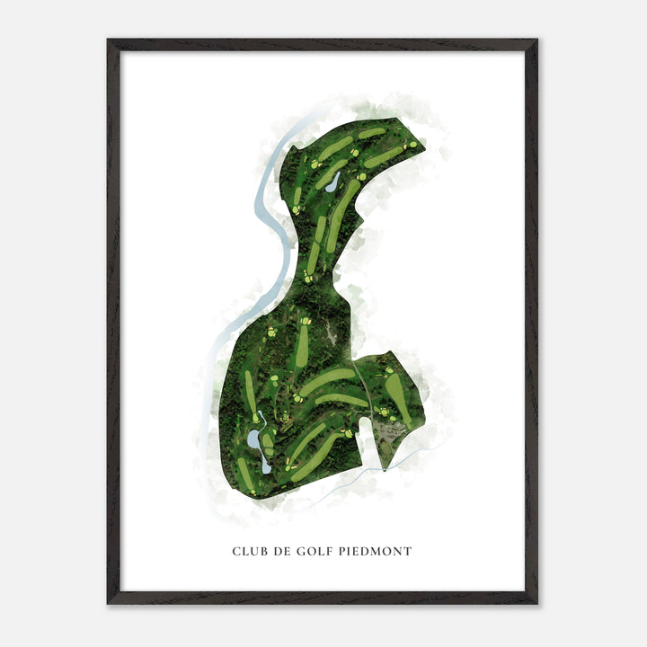 Print of Club de Golf Piedmont Classic Map