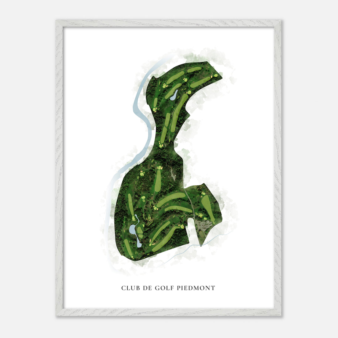 Print of Club de Golf Piedmont Classic Map