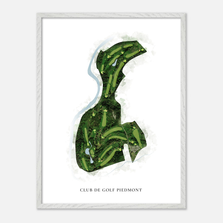 Print of Club de Golf Piedmont Classic Map