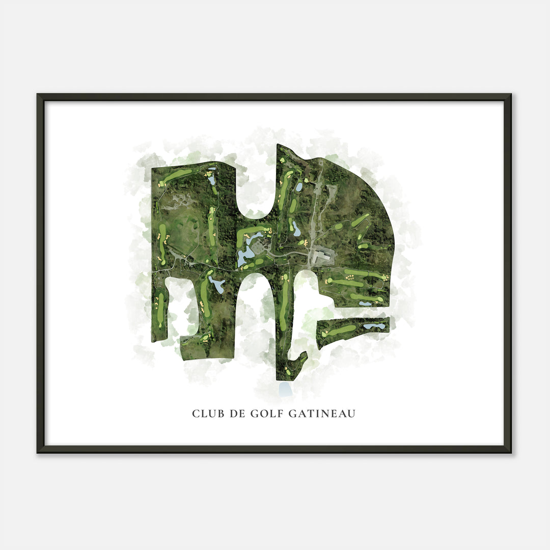 Print of Club De Golf Gatineau Classic Map