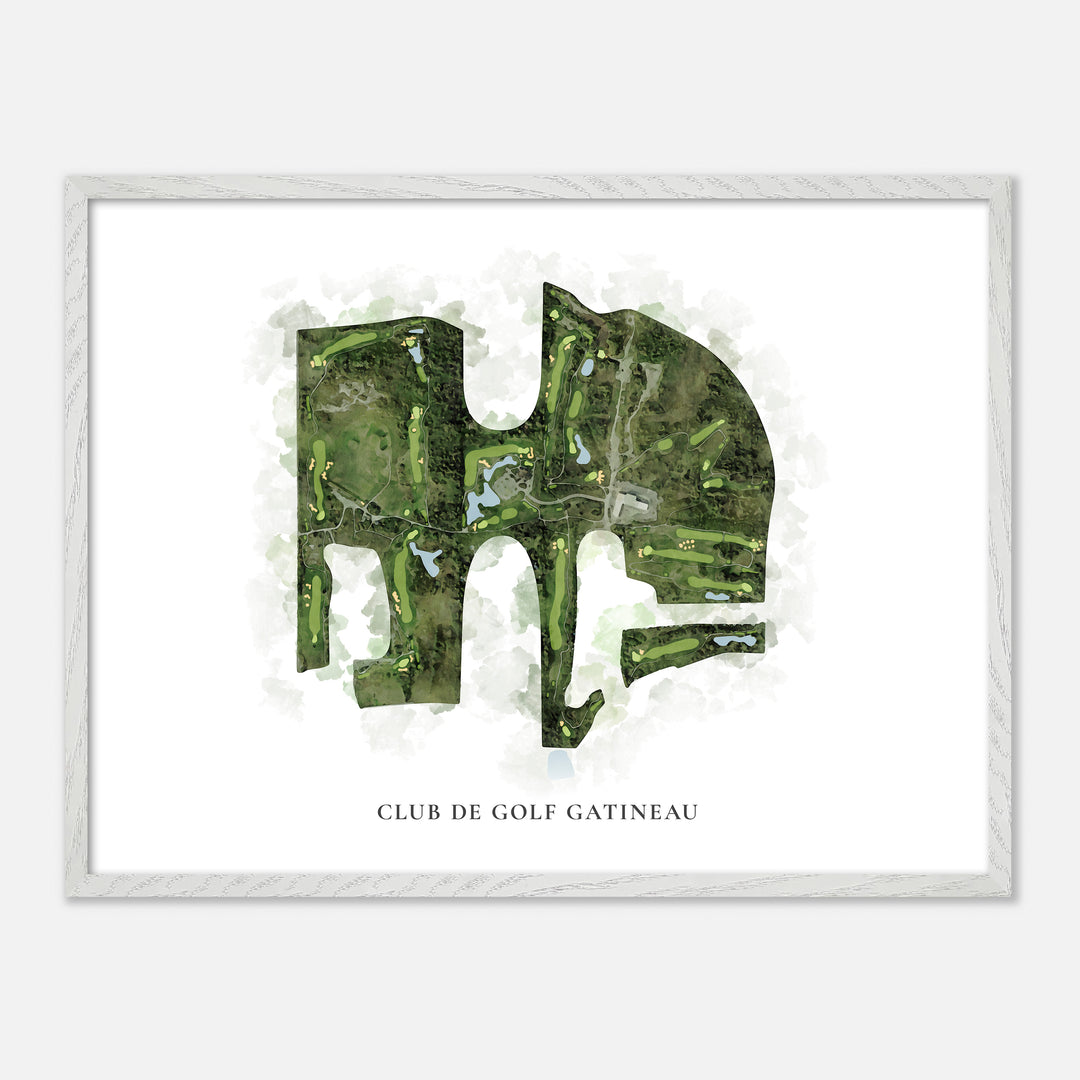 Print of Club De Golf Gatineau Classic Map