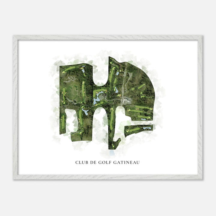 Print of Club De Golf Gatineau Classic Map