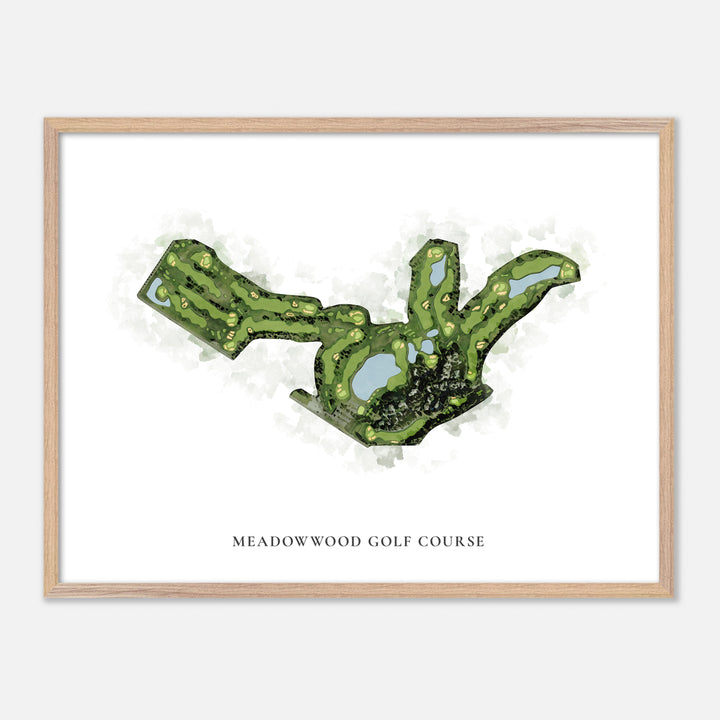 Print of Meadowwood Golf Course Classic Map