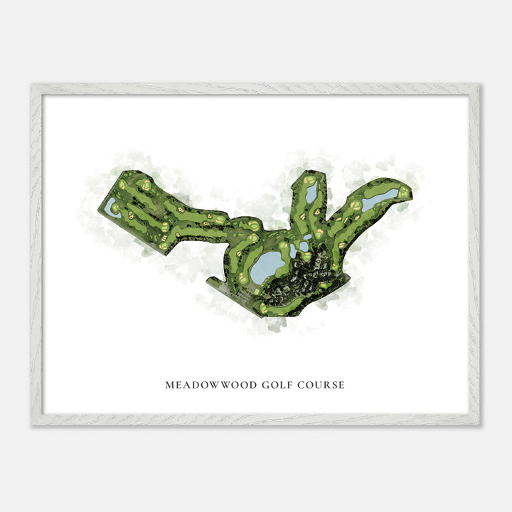 Print of Meadowwood Golf Course Classic Map