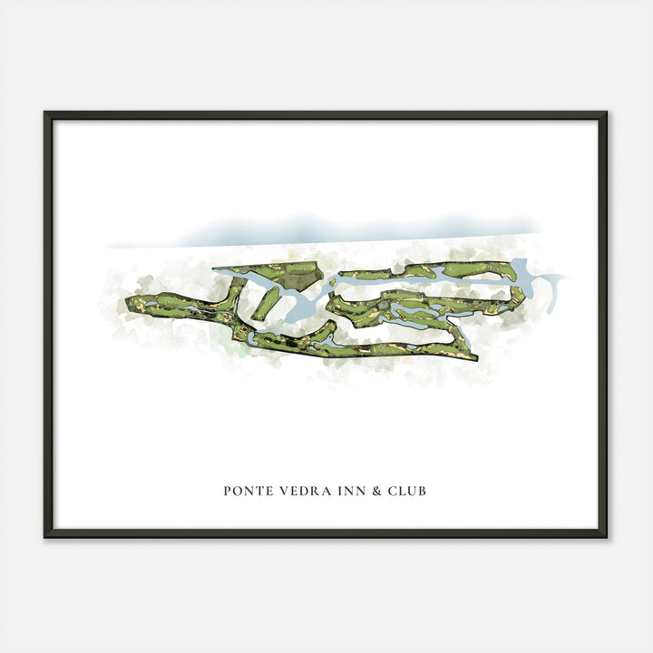 Print of Ponte Vedra Inn &amp; Club Classic Map