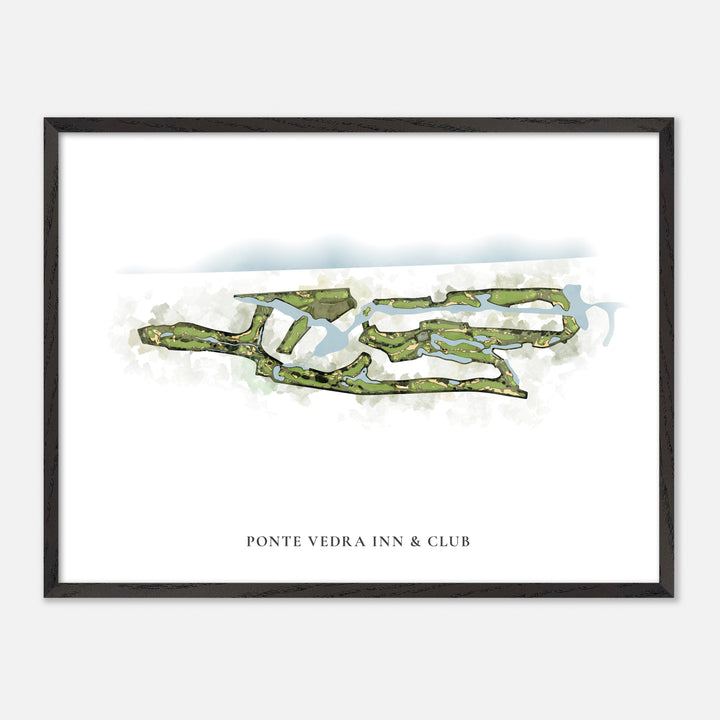 Print of Ponte Vedra Inn &amp; Club Classic Map