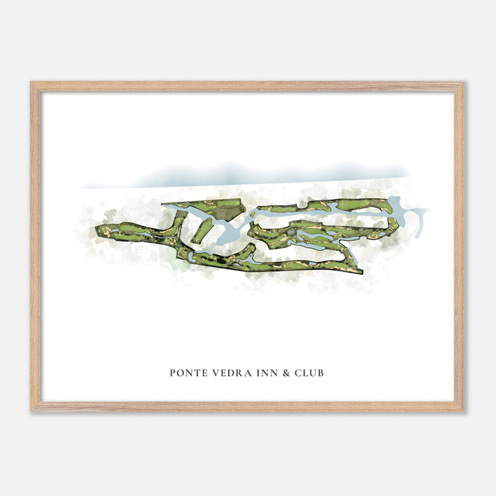 Print of Ponte Vedra Inn &amp; Club Classic Map