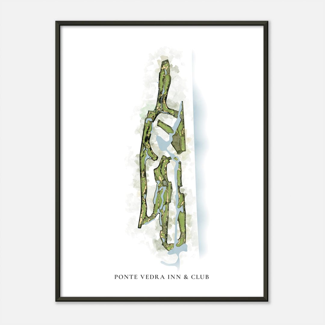 Print of Ponte Vedra Inn &amp; Club Classic Map