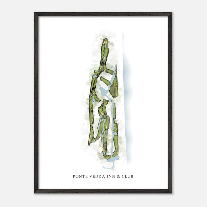 Print of Ponte Vedra Inn &amp; Club Classic Map
