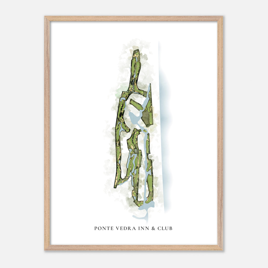 Print of Ponte Vedra Inn &amp; Club Classic Map