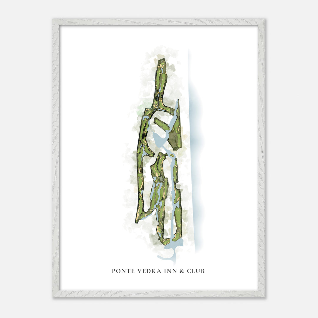 Print of Ponte Vedra Inn &amp; Club Classic Map