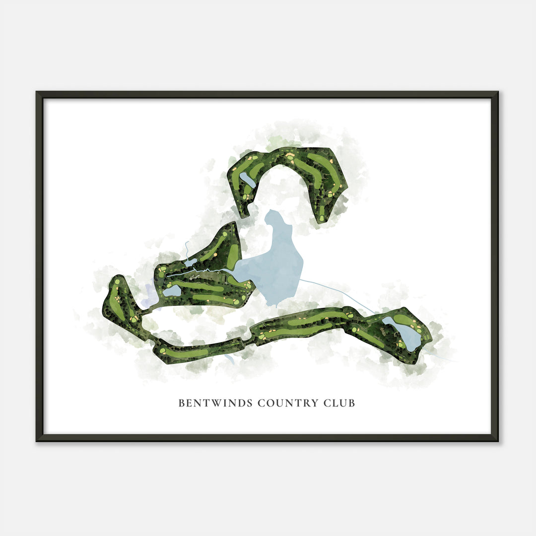 Print of Bentwinds Country Club Classic Map