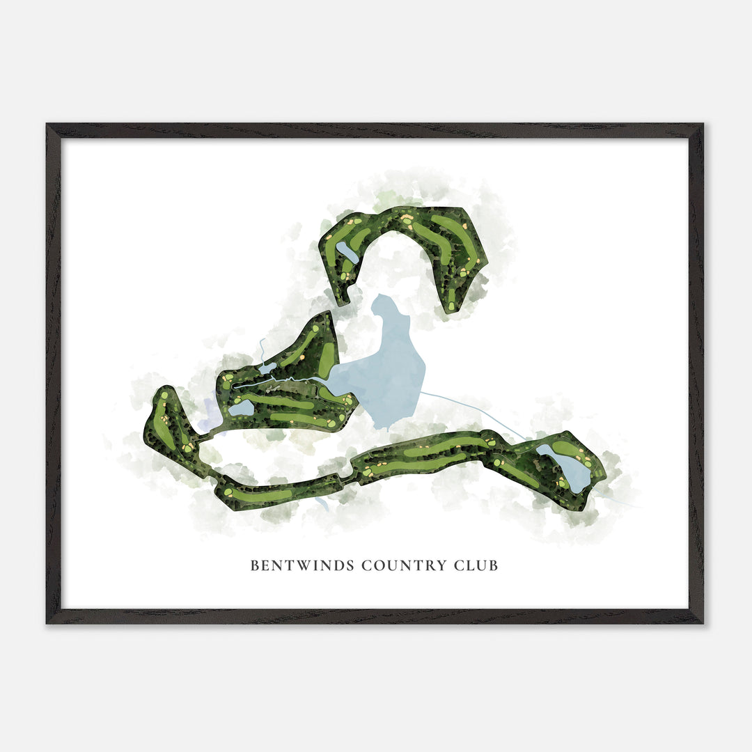 Print of Bentwinds Country Club Classic Map