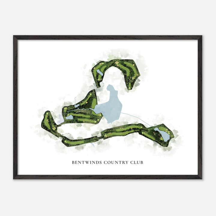 Print of Bentwinds Country Club Classic Map