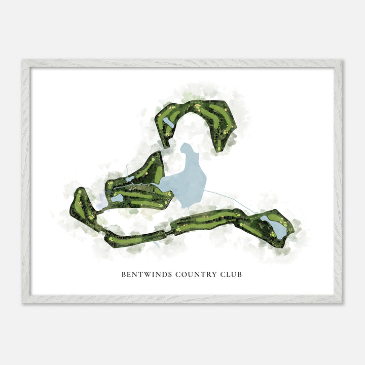 Print of Bentwinds Country Club Classic Map