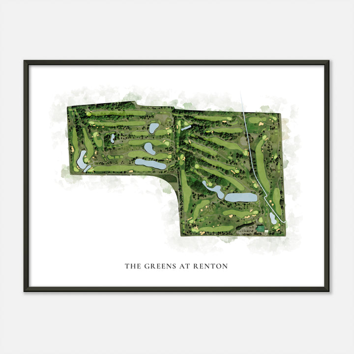 Print of The Greens at Renton Classic Map