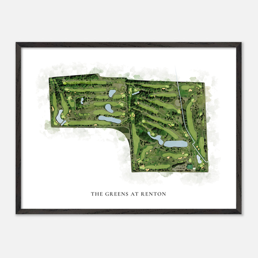 Print of The Greens at Renton Classic Map