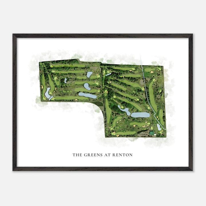 Print of The Greens at Renton Classic Map