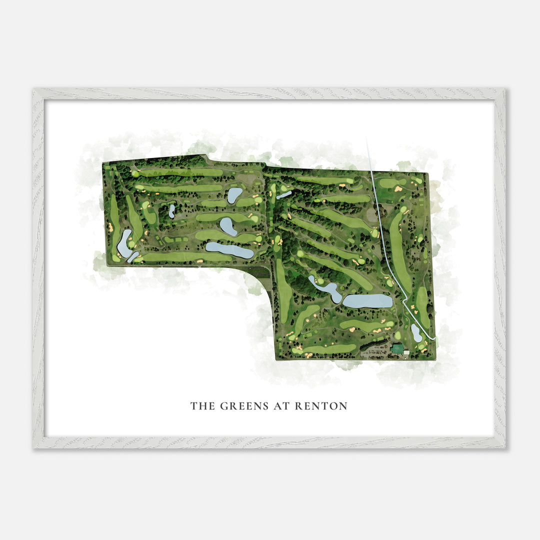 Print of The Greens at Renton Classic Map