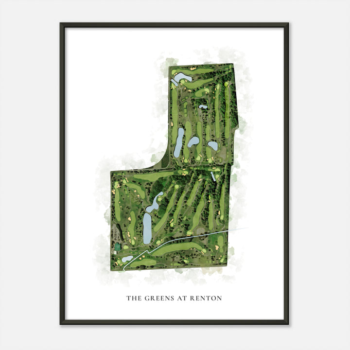 Print of The Greens at Renton Classic Map