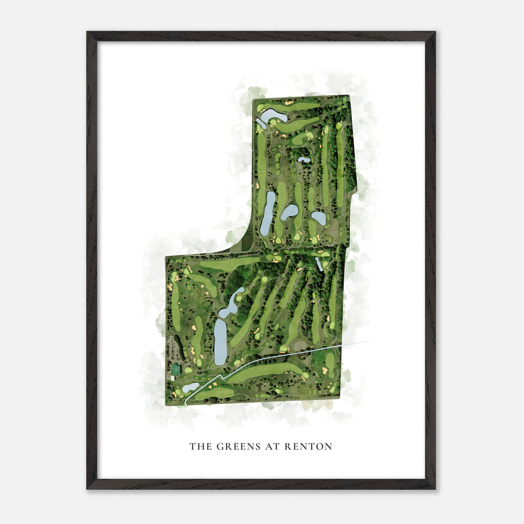 Print of The Greens at Renton Classic Map