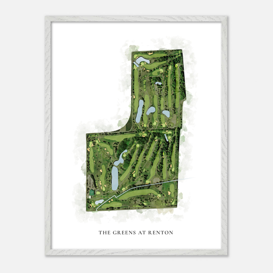 Print of The Greens at Renton Classic Map