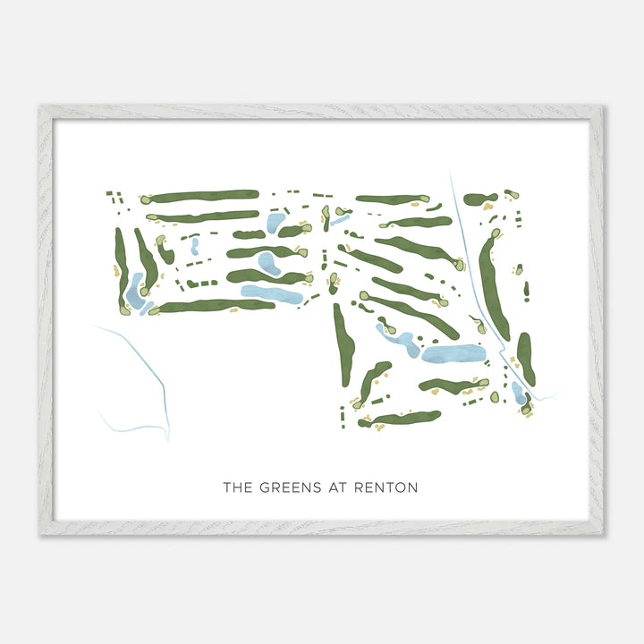 Print of The Greens At Renton Modern Map
