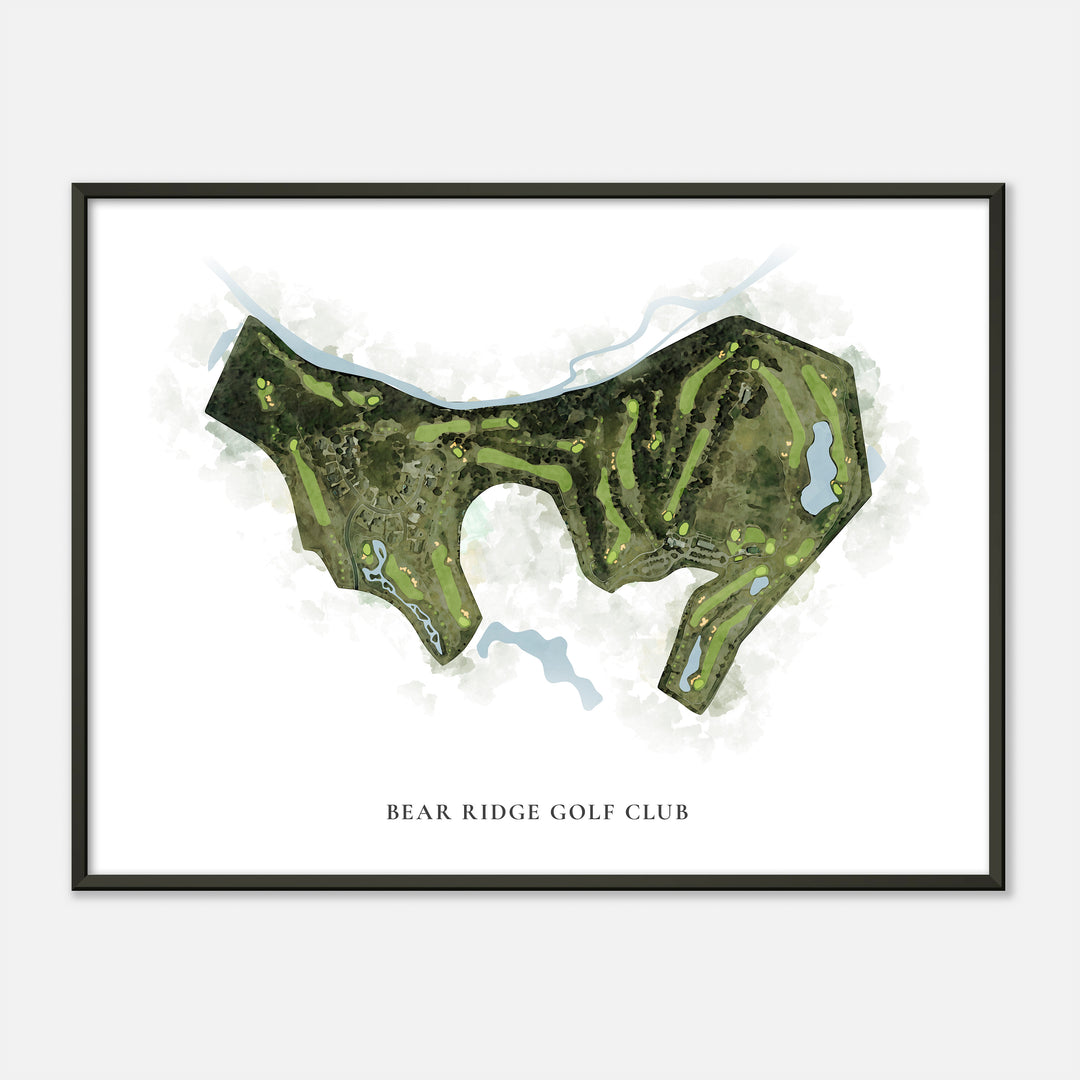 Print of Bear Ridge Golf Club Classic Map