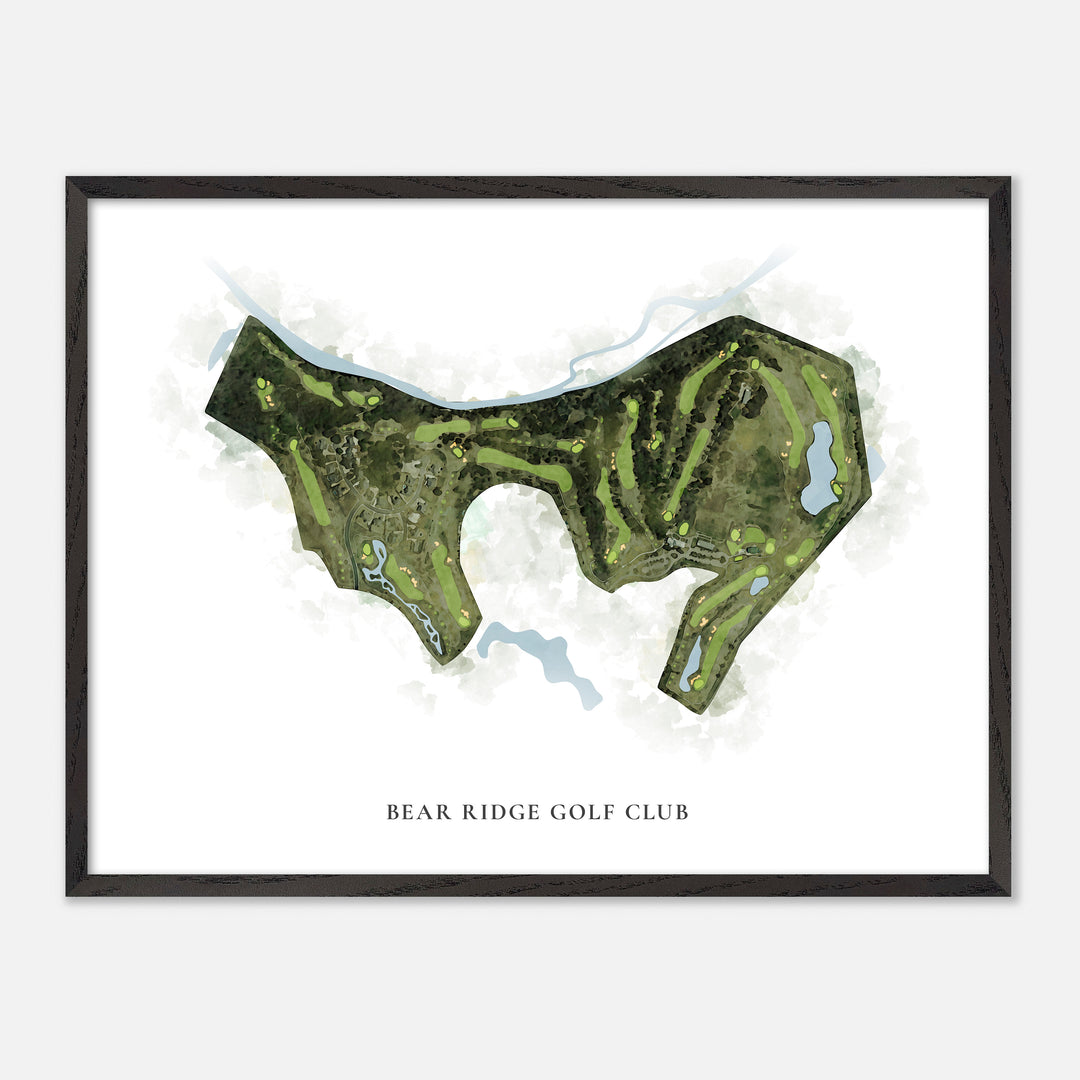 Print of Bear Ridge Golf Club Classic Map
