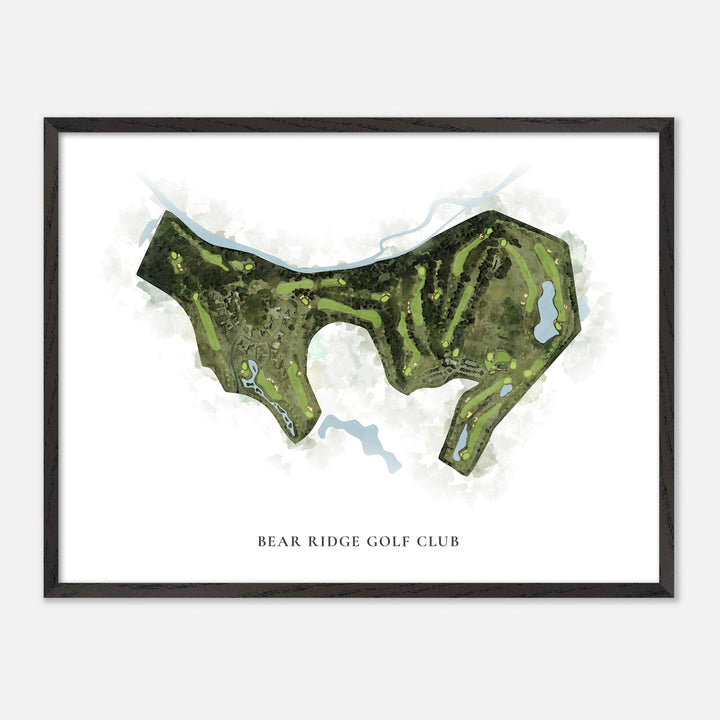 Print of Bear Ridge Golf Club Classic Map