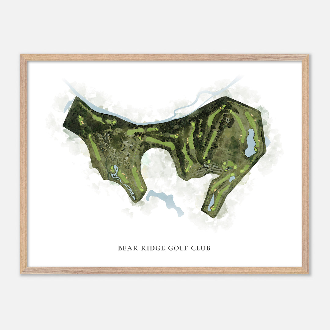 Print of Bear Ridge Golf Club Classic Map