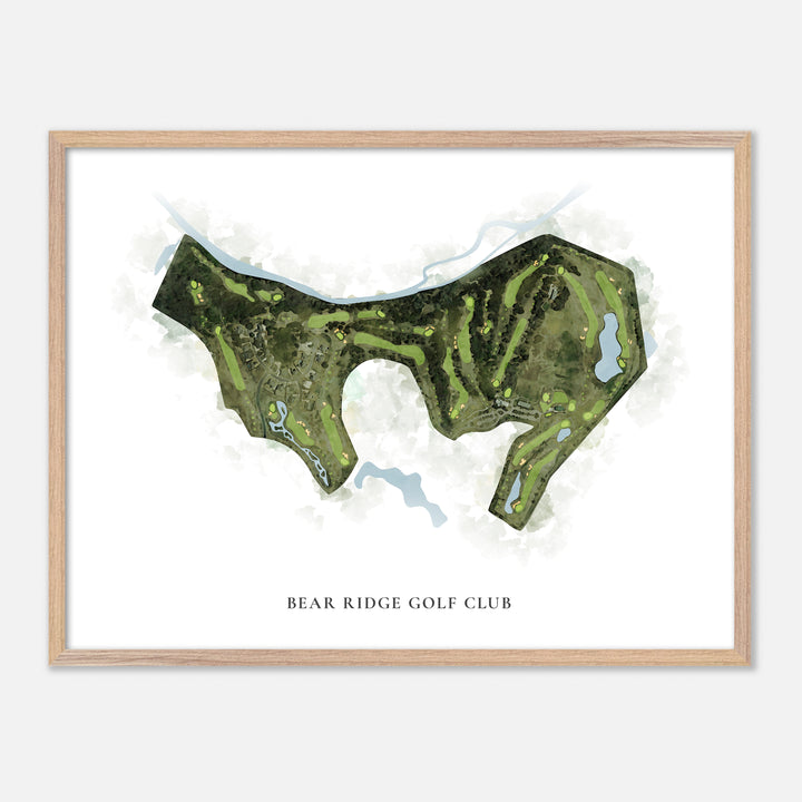 Print of Bear Ridge Golf Club Classic Map