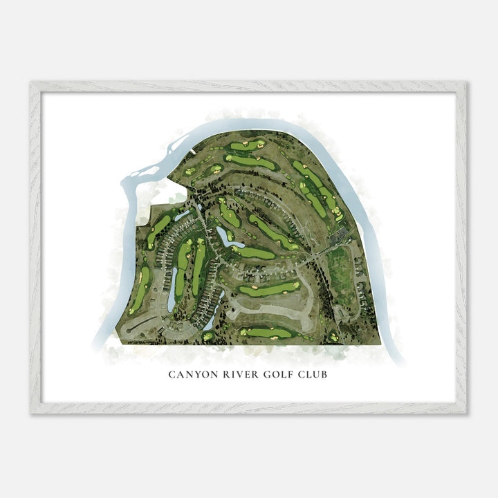 Print of Canyon River Golf Club Classic Map
