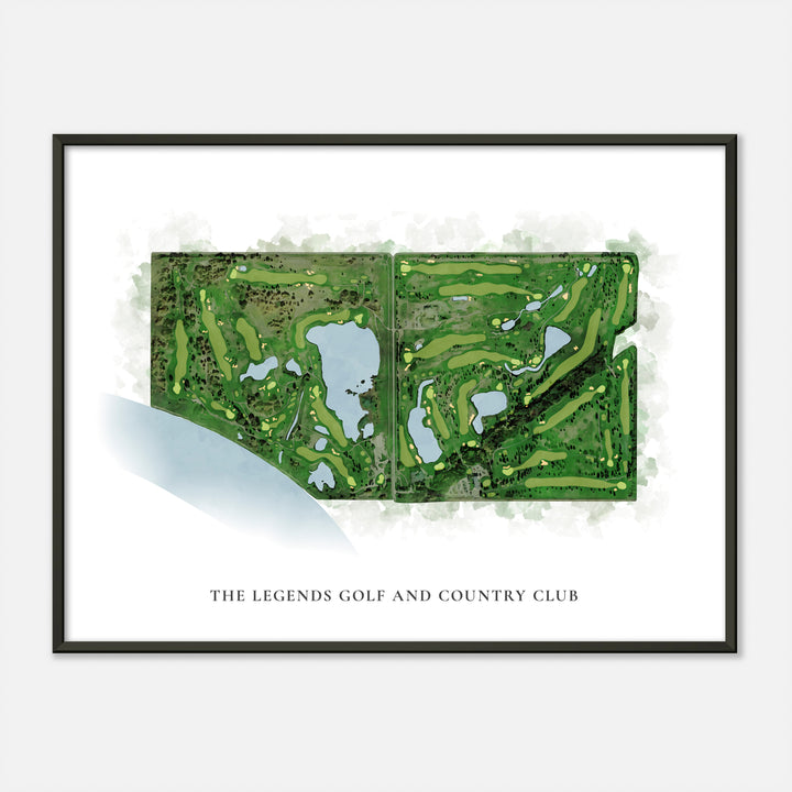 Print of The Legends Golf And Country Club Classic Map