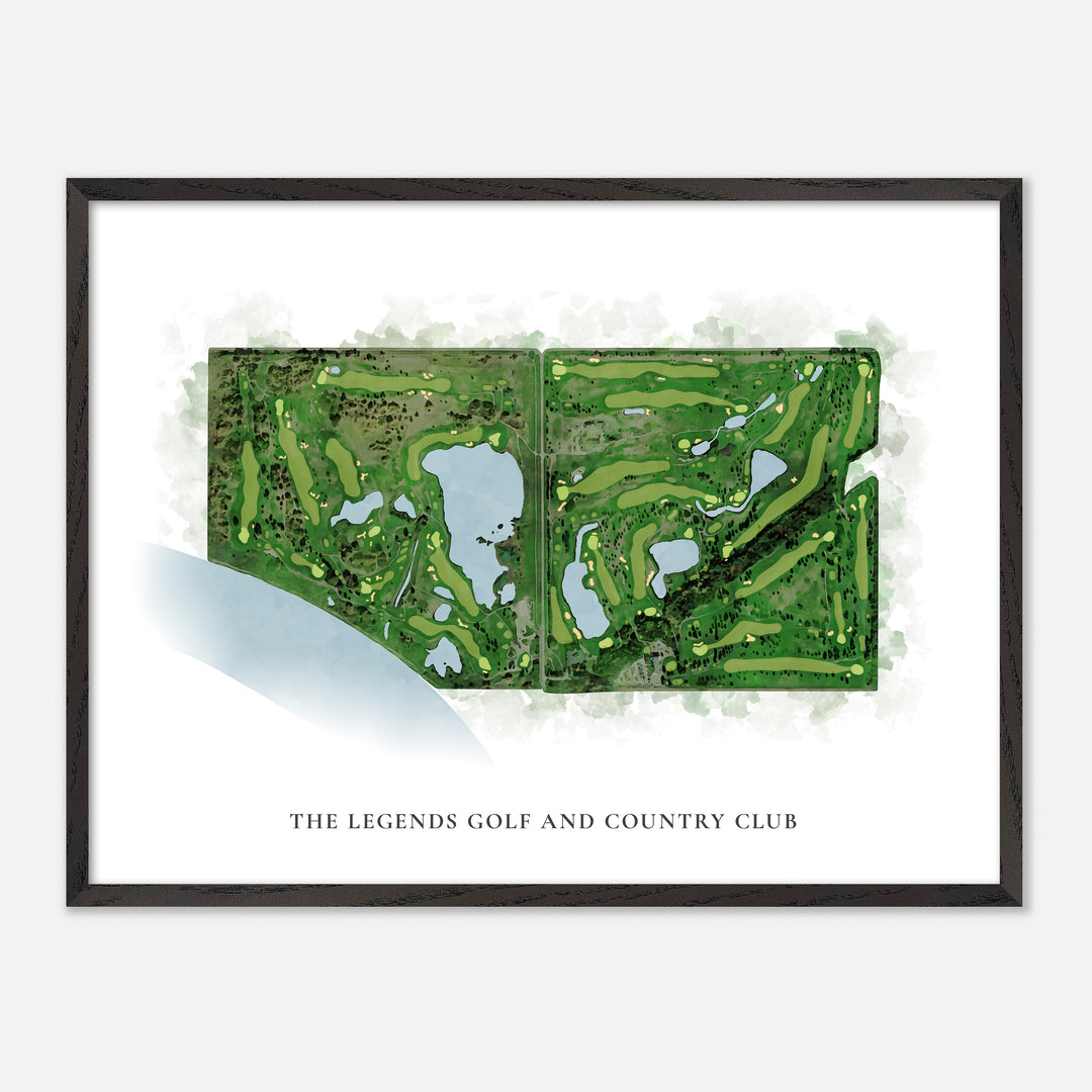 Print of The Legends Golf And Country Club Classic Map