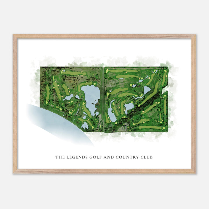 Print of The Legends Golf And Country Club Classic Map