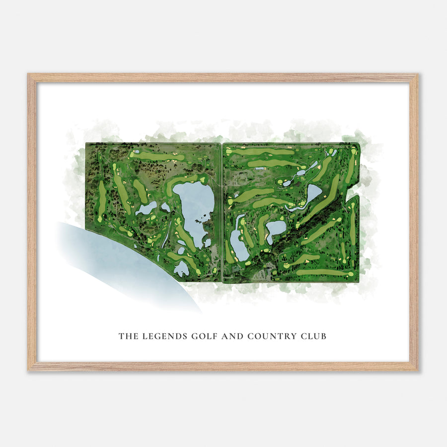 Print of The Legends Golf And Country Club Classic Map