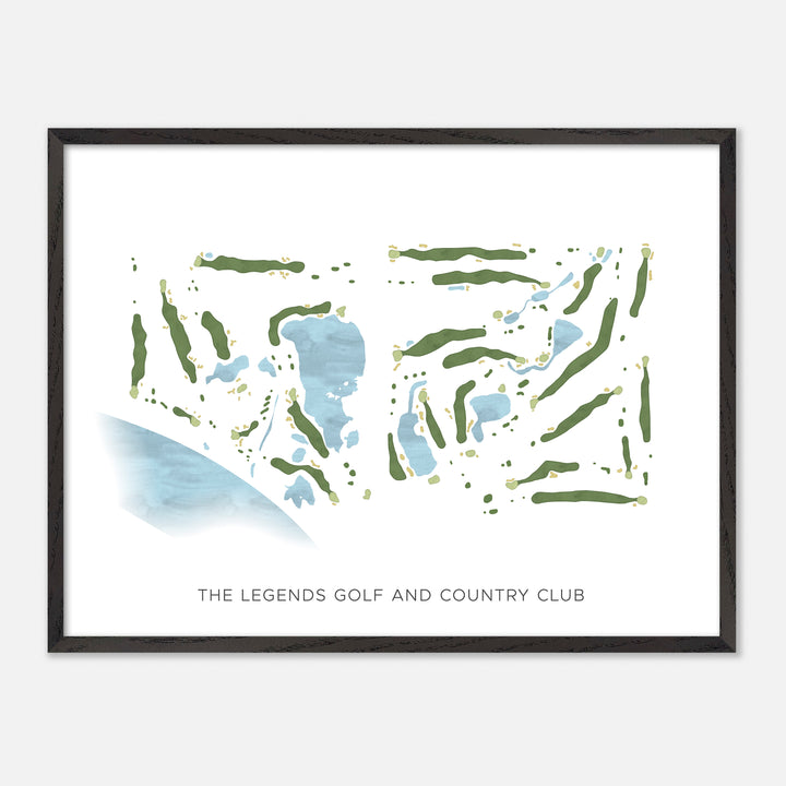 Print of The Legends Golf And Country Club Modern Map
