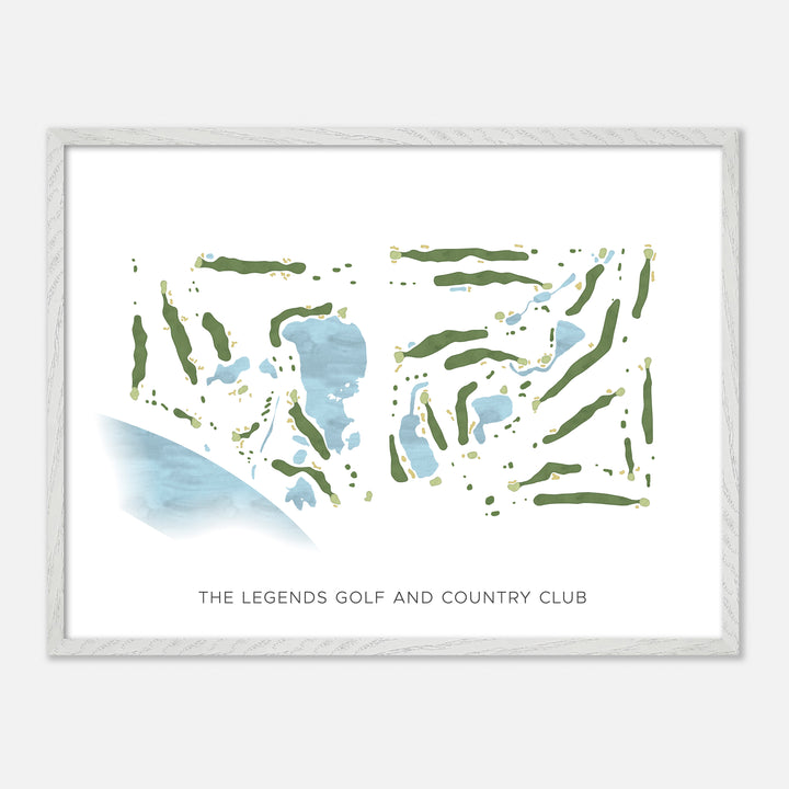 Print of The Legends Golf And Country Club Modern Map