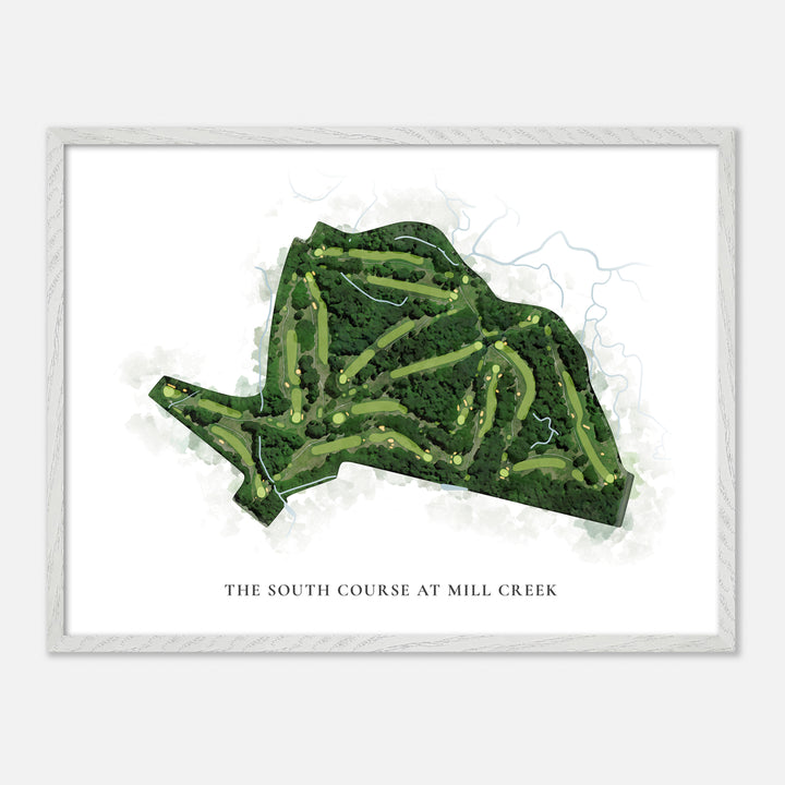 Print of The South Course At Mill Creek Classic Map